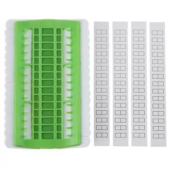 30-позиционный держатель для игл для вышивки крестом, органайзер для ниток мулине, швейные принадлежности, зеленый зелёный