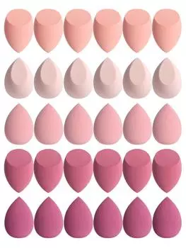 30 яиц красоты (Губки для макияжа) Спонж для создания тонального крема, жидкий, кремовый и пудровый, без изъянов, многоцветный C