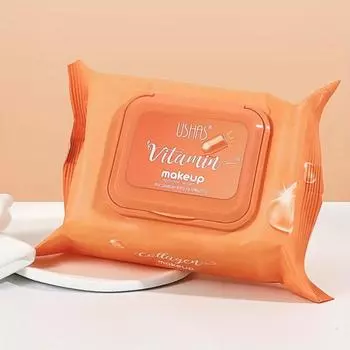 30 салфеток для снятия макияжа Нежная глубокая очистка Портативные Не вызывают раздражения Одноразовые Одноразовые Не требуют мытья 30pcs