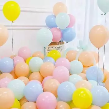 30 шт. 10 дюймов матовый латексный шар с днем рождения, рождественские свадебные украшения, подарок для ребенка, Рождественский воздушный шар для украшения pure color