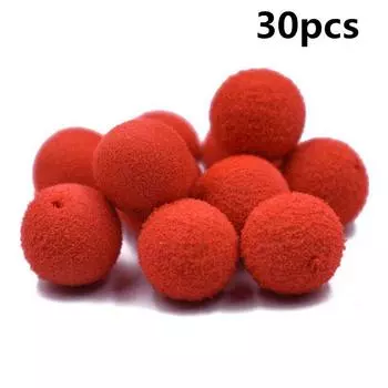 30 шт., 10 мм/12 мм, ароматическая приманка для ловли карпа, пузырьковые яйца/5 вкусов, плавающий шарик, бусины, кормушка, искусственная приманка для карпа зелёный