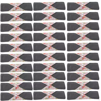 30 шт. 11,8-дюймовые моющиеся менструальные прокладки из бамбукового угля, серые