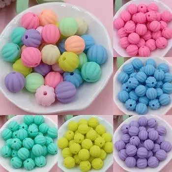 30 шт. 12 мм резиновые твердые тыквенные бусины ручной работы ожерелье браслеты изготовление ювелирных изделий своими руками подарки ювелирные аксессуары 30Pcs 12mm синий