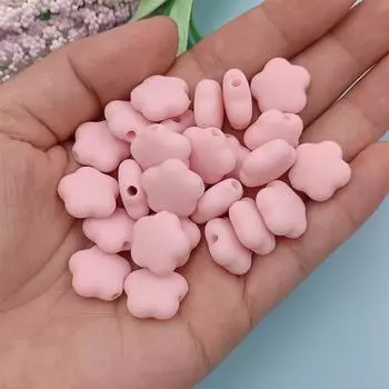 30 шт. 15*7 мм акриловые модные макароны резиновый эффект цветы свободные бусины DIY браслеты ожерелья материалы для изготовления ювелирных изделий жёлтый