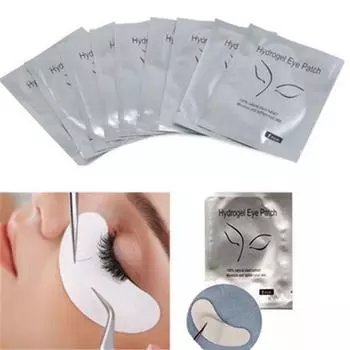 30 шт., 15 пар накладок для ресниц, гелевые накладки для глаз, маска для наращивания ресниц с ворсом, накладки для глаз Silver Fox