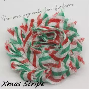 30 шт. 2,5-дюймовый шифоновый цветок с потертостями для новорожденного, повязка на голову для принцессы, одежда для девочек, платья, швейные принадлежности, принт из шифона, цветы