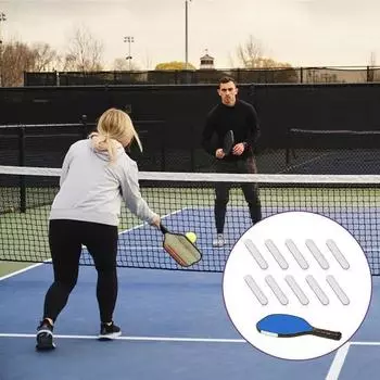 30 шт. 3G весло для пиклбола, клейкая лента для контроля мощности, улучшение мощности, гольф-клуб, теннисная ракетка, утяжеленный стержень, аксессуары для пиклбола 30PCS серебряный