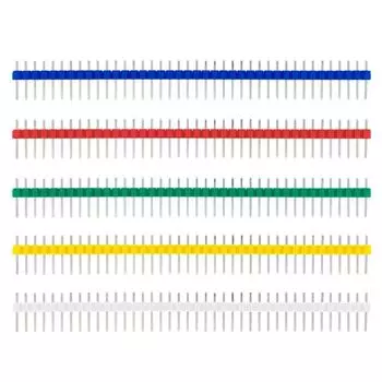 # 30 шт. 40-контактная печатная плата с контактами 2,54 мм, разъем 1x40 для Arduino DIY Ki