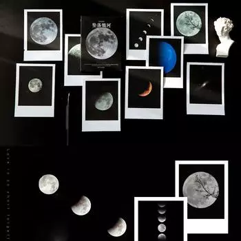 30 шт. 58x80 мм в изысканной упаковке, наклейки с романтическим пейзажем, предметы домашнего обихода, декоративные наклейки, канцелярские товары, подарки, наклейки «сделай сам» 01