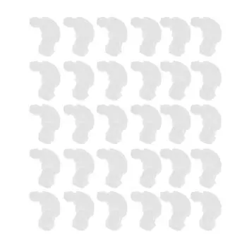 30 шт. Адаптер для трубки слухового усилителя, сменные аксессуары для заушных слуховых аппаратов