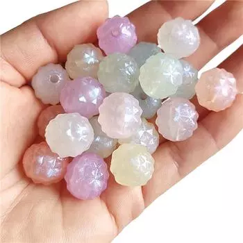 30 шт. акриловый браслет DIY серьги ювелирные аксессуары бусины тонкий мерцающий ананас творческий материал ожерелье русалки ручной работы разноцветный