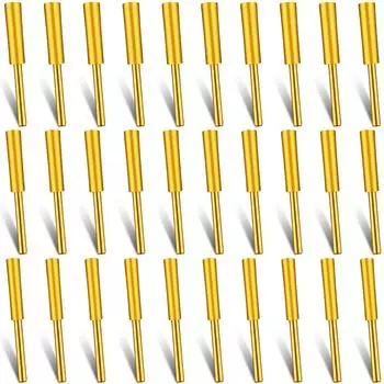 30 шт. алмазных заточных станков для цепных пил с прочными шлифовальными битами 4,0/4,8/5,5 мм для полировки металла цепных пил коричневый