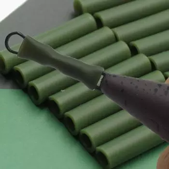 30 шт. аксессуары для ловли карпа, зажим для свинца, быстросменный поворотный хвост, резиновые противозапутывающиеся рукава для карповых оснасток, грубые рыболовные снасти