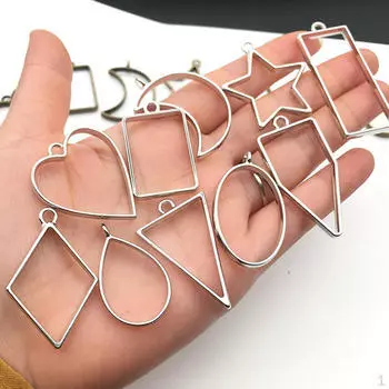 30 шт. безель полые формы подвески кулон ключ аксессуар Diy ожерелье для изготовления ювелирных изделий
