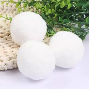 30 шт. больших помпонов, шары 5 см для хобби и творчества своими руками, украшения для вечеринок, белые 30pcs белый