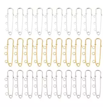 30 шт. брошь-булавки с 3 отверстиями английские булавки брошь прочные булавки для килта застежки для поделок своими руками шитье