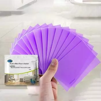30 шт. чистящих листов для туалета, таблетки для мытья полов, мытье полов, чистка туалетов, бытовая гигиена, чистящие листы для туалета purple