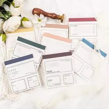 30 шт., декоративная бумага для заметок «сделай сам», без отрыва, гладкая бумага для записей, канцелярские принадлежности A