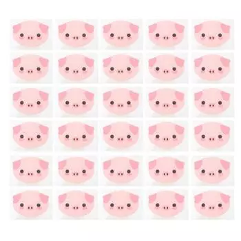 30 шт. Детская лента для сна с рисунком свиньи, мультяшный узор для сна, дыхания, храпа, набор полосок