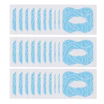 30 шт. детские полоски для сна, ночное средство для сна во рту, для носового дыхания, уменьшающее дыхание через рот, синие