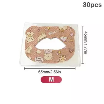 30 шт. Детский ротовой пластырь для сна, полоски для сна против храпа, пластырь для сна против храпа, улучшенный сон, носовое дыхание, улучшенный сон