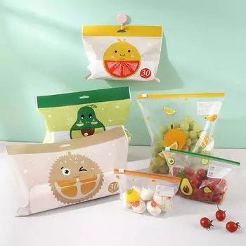 30 шт. герметичный пакет для хранения овощей и фруктов в холодильнике упаковочный пакет с застежкой-молнией самозапечатывающийся пакет для сохранения свежести M30pcs