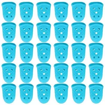 30 шт. гитарные колпачки для пальцев, медиаторы, эластичная силиконовая защитная накладка для шитья и ремонта