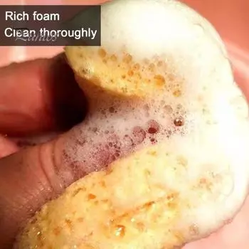 30 шт., губка для лица с куркумой и койевой кислотой, очищающая поры, многоразовая, круглая, абсорбирующая, для снятия макияжа, отшелушивающая, спа, комплект очищающих подушечек для лица 30PCS