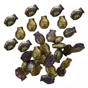 30 шт. хрустальные стеклянные бусины в форме рыбок на морскую тематику, стеклянные бусины для изготовления ювелирных изделий, сережек, бусин для ожерелий 15