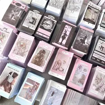 30 шт. INS балетный стиль лента наклейка подарочная упаковка упаковка запечатывание наклейка корейские канцелярские принадлежности для малого бизнеса