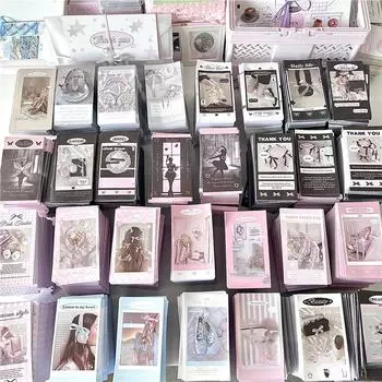 30 шт. INS балетный стиль лента наклейка подарочная упаковка упаковка запечатывание наклейка корейские канцелярские принадлежности для малого бизнеса