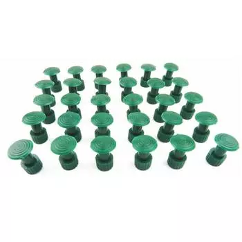 30 шт. Клеевые вкладки, инструменты для удаления вмятин, инструмент для удаления вмятин, клеевые вкладки для кузова автомобиля, зеленая пластиковая деталь для автомобиля, подъемник для вмятин, обратный молоток CHINA