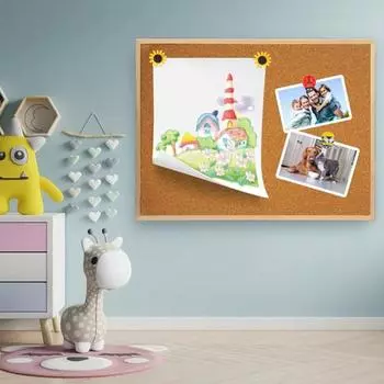 30 шт. кнопок-цветков, пробковая доска объявлений, кнопки-кнопки, божья коровка, кнопки-карты для офисной доски объявлений, доски объявлений