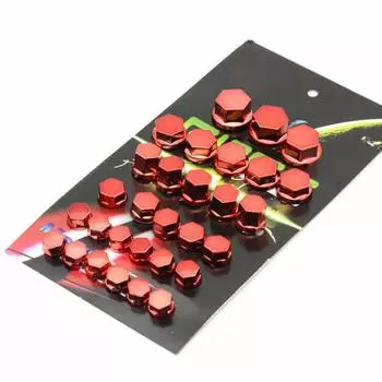 30 шт./компл. аксессуары для модификации мотоцикла, крышка винта с головкой, декоративные детали для Yamaha Kawasaki Honda красный