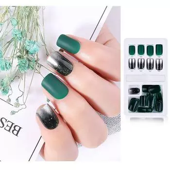 30 шт./компл., блестящие подделки, полное покрытие, дизайн накладных ногтей, матовые искусственные ногти, сделай сам, модные накладные ногти, пресс на кончиках