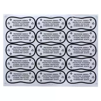 30 шт./компл. гигиеническая этикетка прозрачная лента купальники нижнее белье примерочная этикетка 1