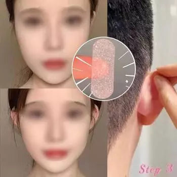 30 шт./компл., наклейки для ушей, мягкие, правильной формы, дышащие, эльфийский шпон, коррекция ушей, вертикальные наклейки-подставки для женщин 30PCS