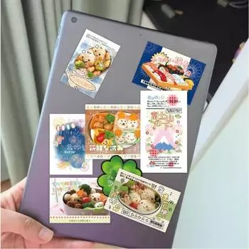 30 шт./компл. Ретро японская закуска скрапбук журнал наклейка мультфильм винтажная канцелярская наклейка DIY Декор ноутбук багаж наклейка