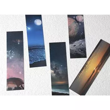 30 шт./компл., серия «Блуждающие звезды», бумажная закладка, яркое звездное небо, держатель для книг, открытка, подарок, канцелярские принадлежности