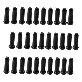 30 шт., концевые заглушки для велосипедных тросов, профессиональный велосипедный тормоз для дороги чёрный