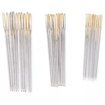 30 шт./кор. Золотая ткань для вышивки крестиком, тканевые иглы, размер 22 # 24 # 26 #