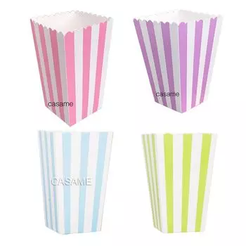30 шт. коробка попкорна розовое украшение для тематической вечеринки для детей С днем рождения, празднование рождения ребенка, свежий попкорн 11.5x7x5cm