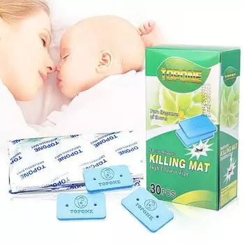 30 шт. коврики от комаров, таблетки от укусов насекомых, коврики от насекомых