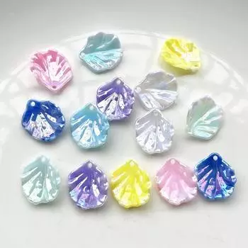 30 шт. Красивые адаптеры для бусин цвета AB в виде листьев, браслеты, ожерелья, серьги для волос своими руками, браслеты, подвески, изготовление декоративных аксессуаров белый