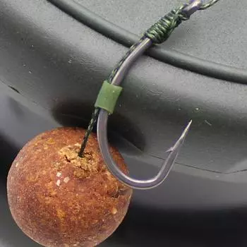 30 шт. крючки для ловли карпа с покрытием из ПТФЭ, рыболовные крючки из высокоуглеродистой стали, серые колючие изогнутые хвостовики, стильные острые крючки для карпа