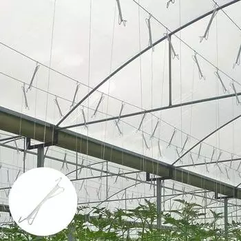 30 шт. крючки для томатов, зажимы для поддержки растений, нержавеющие, устойчивые к коррозии, не легко деформируются, многоразовые белый