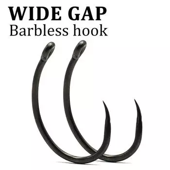 30 шт. крючок для ловли карпа с покрытием из PTFE, крючок из высокоуглеродистой стали с широким зазором, метод кормушки, рыболовная снасть для карпа, крючок для аксессуаров для карпа