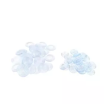 30 шт. мебель стеклянные накладки на стол круглые прозрачные резиновые коврики для чайного столика нескользящие накладки на пол чайный столик