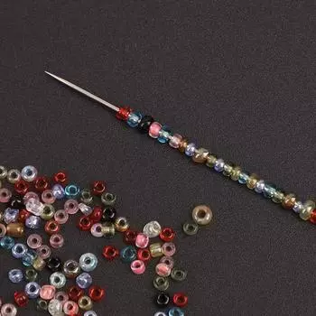 30 шт. металлические иглы для бисера для нарезания ниток тамбура, ювелирные изделия, браслет, ожерелье, булавки для изготовления шнура, инструменты, булавки, инструмент «сделай сам» A2