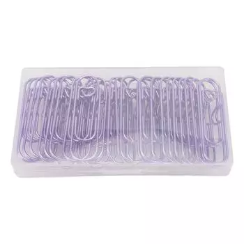 30 шт. металлических зажимов для ручек из нержавеющей стали, многофункциональные портативные металлические скрепки для ручек, держатели для ручек фиолетовый